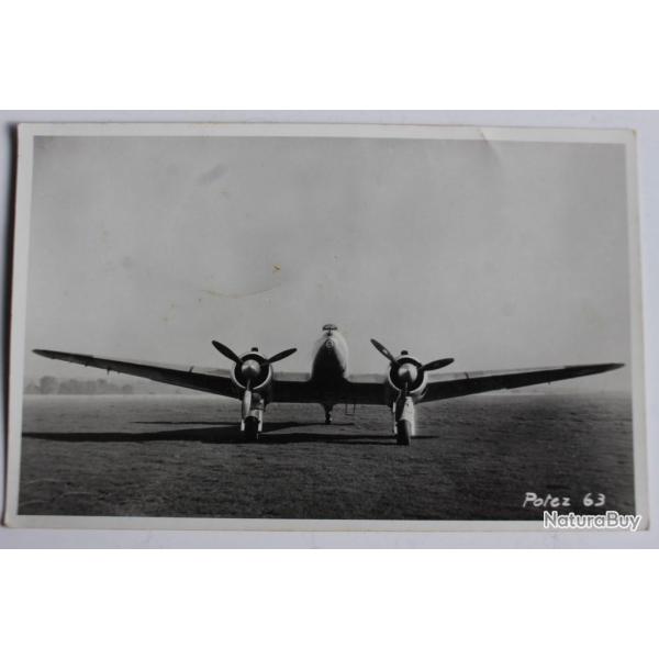 Carte postale ancienne Avion Potez 63 Suisse