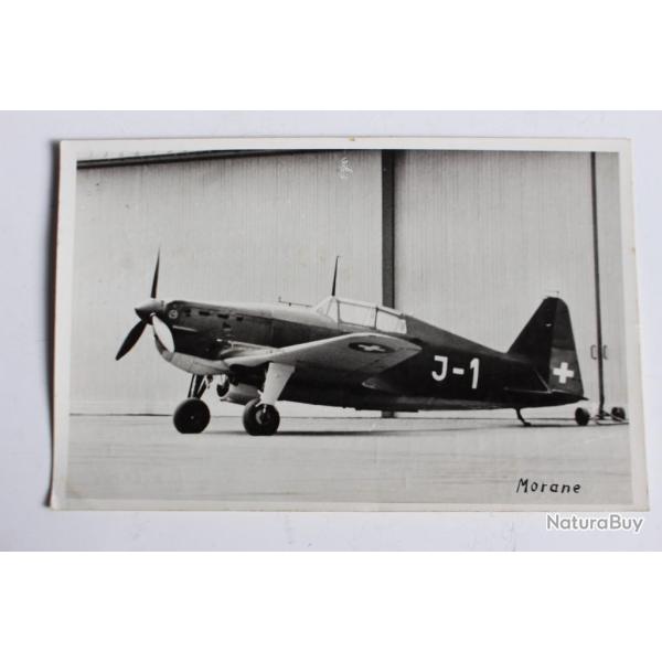 Carte postale ancienne Avion Morane Suisse