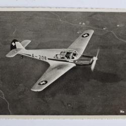 Carte postale ancienne Avion Taifun Dübendorf Suisse