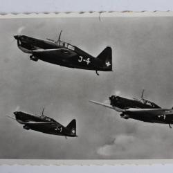 Carte postale ancienne Avions Morane Dübendorf Suisse
