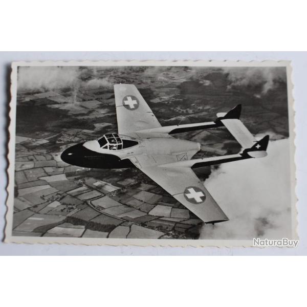 Carte postale ancienne Avion Venome 2 D�bendorf Suisse