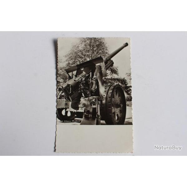 Carte postale ancienne Schwere artillerie Stans Suisse