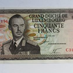 Billet 50 Francs 1972 Luxembourg neuf