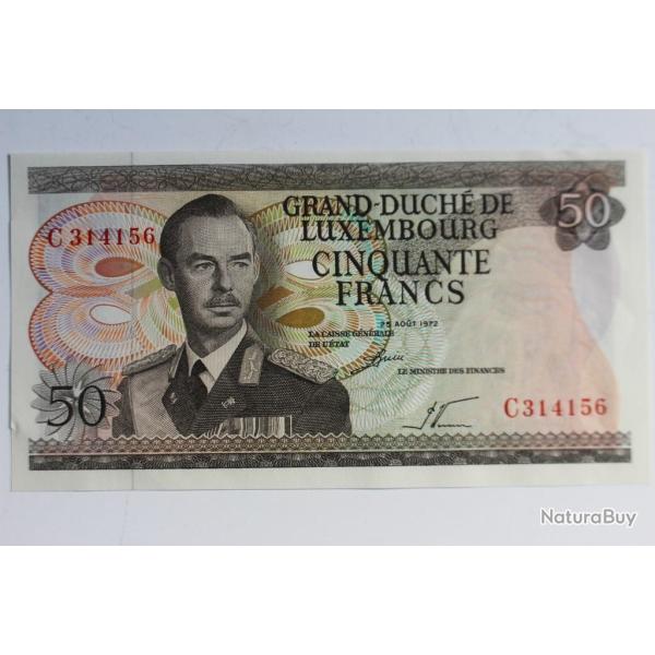 Billet 50 Francs 1972 Luxembourg neuf