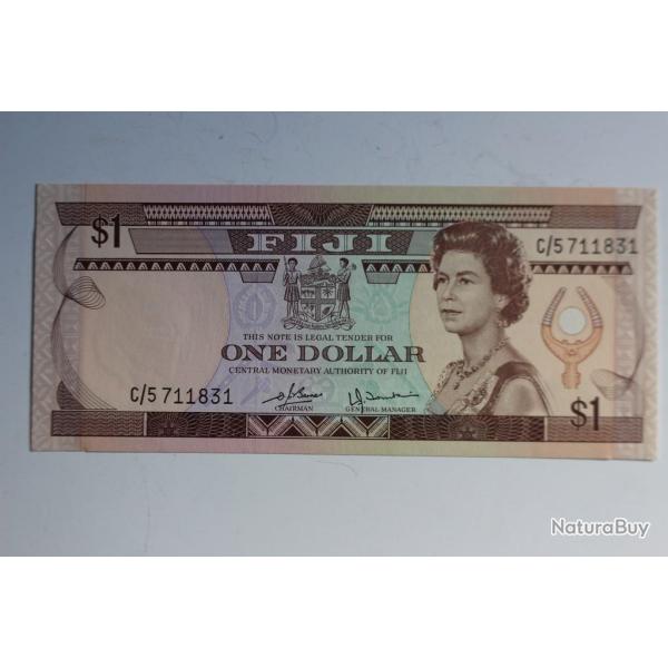 Billet 1 Dollar Fiji 1980 neuf