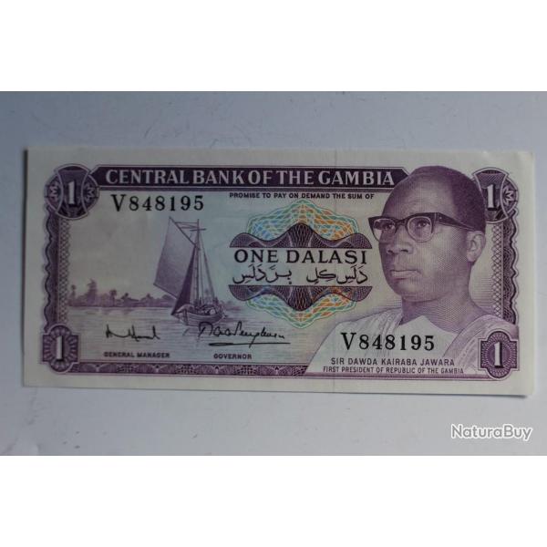 Billet 1 Dalasi Gambie 1971-1987 neuf