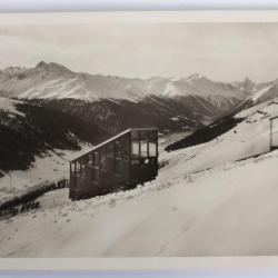 Carte postale ancienne Suisse Davos Parsennbahn