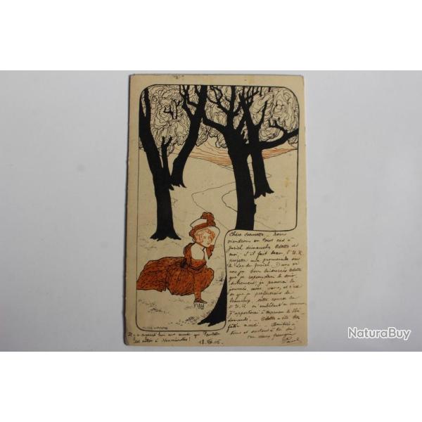 Carte postale ancienne illustrateur Alice WANKE Stroefer s�rie 328-5