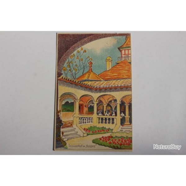 Carte postale ancienne Tessinerhof im Hospes Exposition Suisse 1914