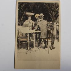 Carte postale ancienne illustrateur REZNICEK Simplissimus Karte