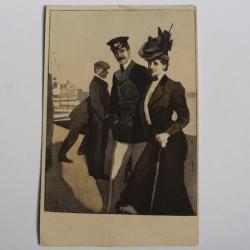 Carte postale ancienne illustrateur REZNICEK Simplissimus Karte