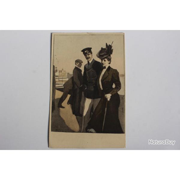 Carte postale ancienne illustrateur REZNICEK Simplissimus Karte