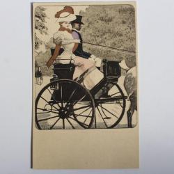 Carte postale ancienne illustrateur Hulmann Simplissimus Karte