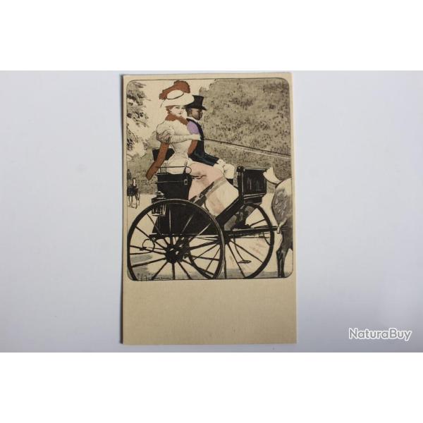 Carte postale ancienne illustrateur Hulmann Simplissimus Karte