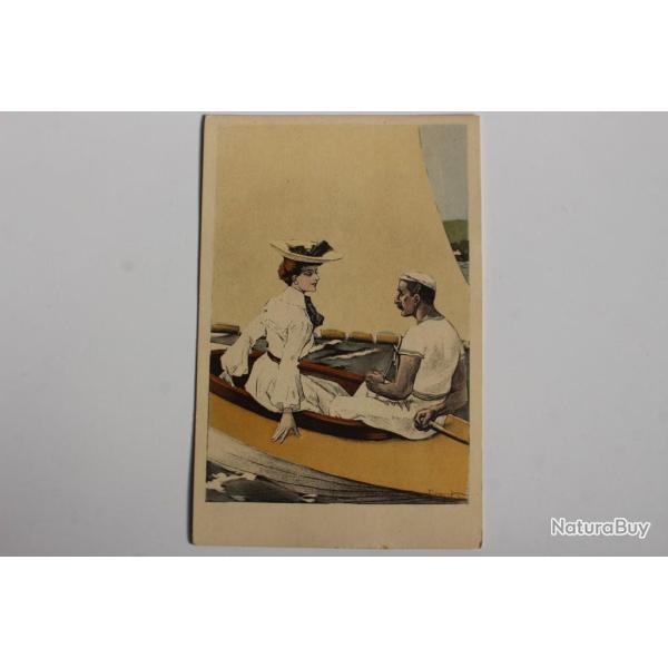 Carte postale ancienne illustrateur Simplissimus Karte II