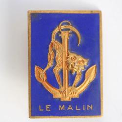 Insigne Le Malin Contre Torpilleur Courtois Marine