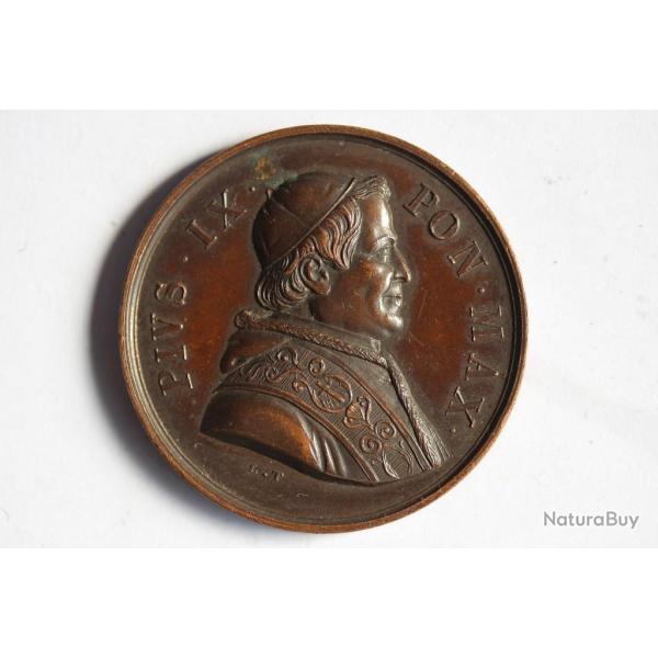 M�daille papale Pie IX 1870 Vatican