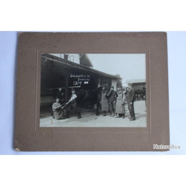 Photographie guerre 1914-18 Occupation des fronti�res 1914 militaria
