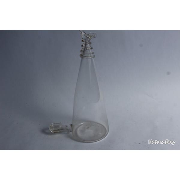 Abreuvoir � oiseaux verre souffl� XIXe si�cle Art populaire