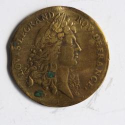 Jeton Louis XIV Ex lactura Lucrum