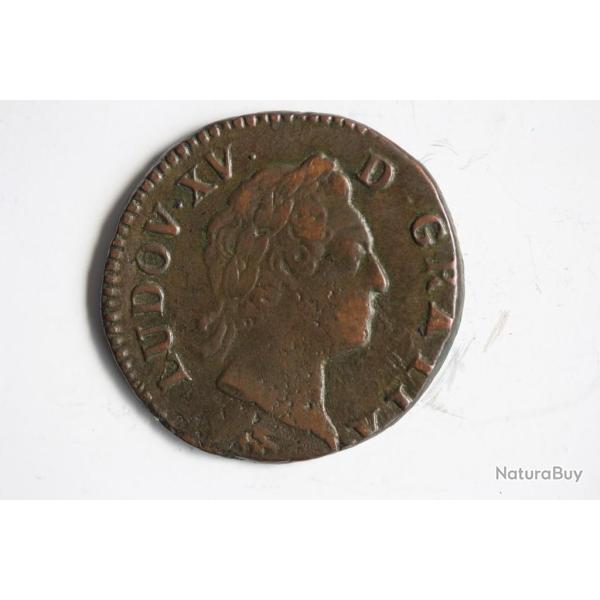 Monnaie Louis XV Sol � la vieille t�te 1774