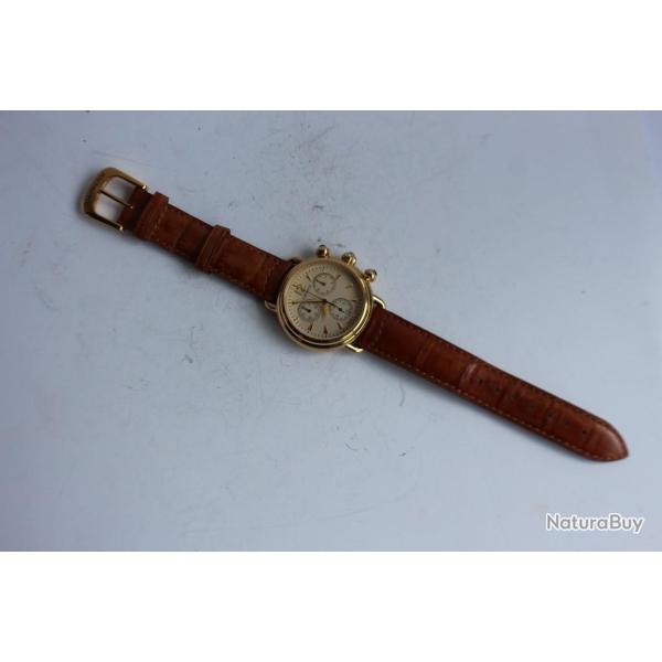 Aerowatch montre Lady Chronographe 1942  plaqu� or