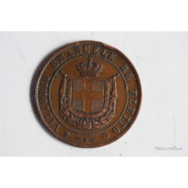 Monnaie 5 Centesimi 1859 Vittorio Emanuele II Toscane Italie