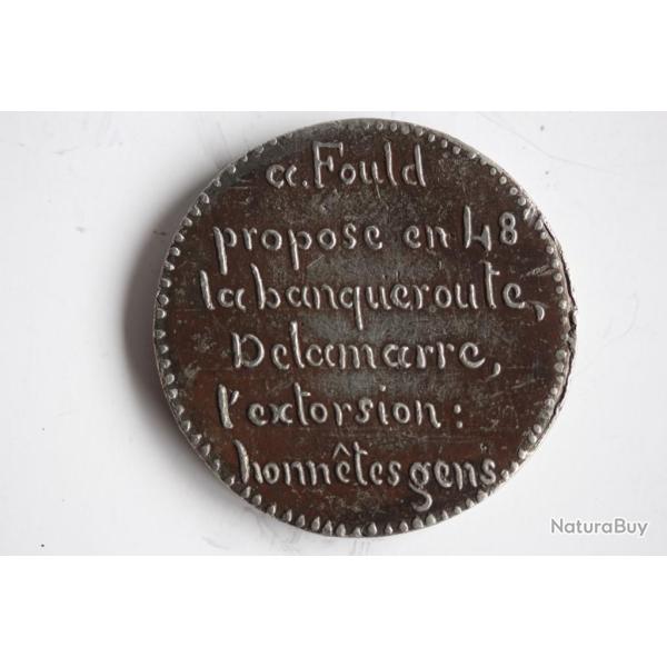 M�daille politique R�volution de 1848 Ledrun Rollin