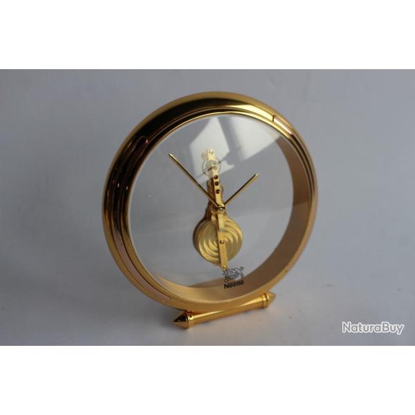 JAEGER LeCOULTRE Pendulette squelette Baguette 8 jours