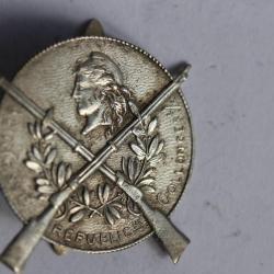 Insigne argent jeunesse r&eacute;publicaine Collonges-sous-Sal&egrave;ve