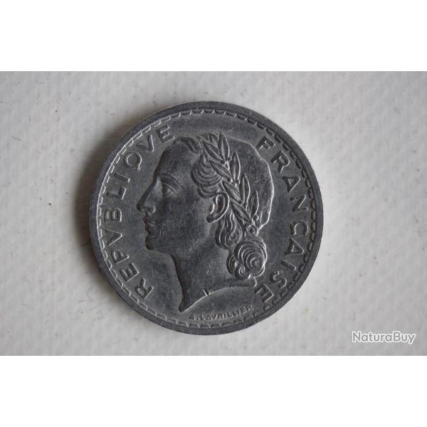 Monnaie 5 Francs Lavrillier 1945 C