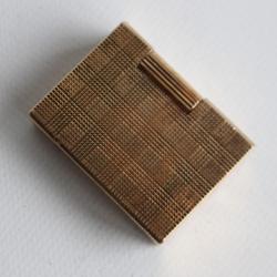 S.T. Dupont briquet plaqu&eacute; OR  PEGGY lighter DUPONT