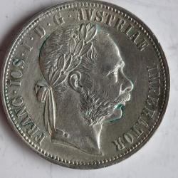 Monnaie argent 1 Florin François Joseph Ier 1879 Autriche