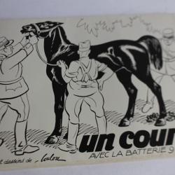 Eric de COULON  Un cours avec la batterie 9  1935