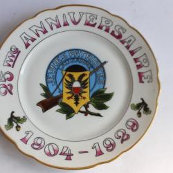 Assiette de tir Jeunes Patriotes Lausanne anniversaire
