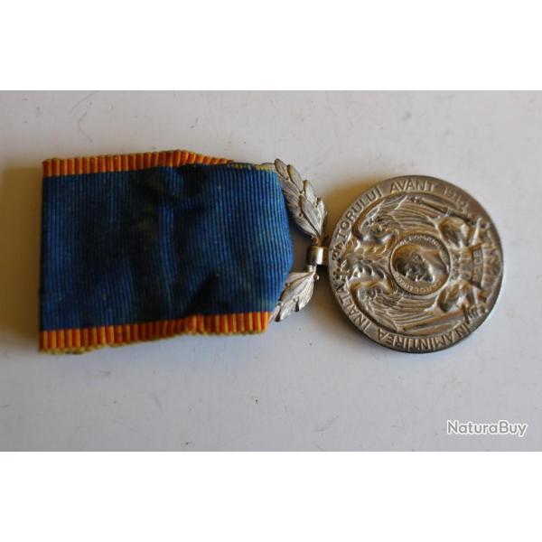 M�daille comm�morative des Balkans Roumanie 1913