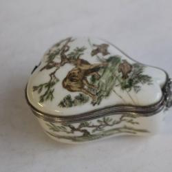 Boîte en porcelaine Chasse