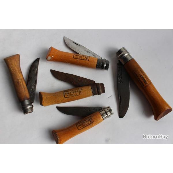 OPINEL anciens couteaux N� 6 - 7 - 9
