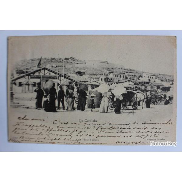 Carte postale France Cette (S�te) La corniche Caf� Prado Attelage