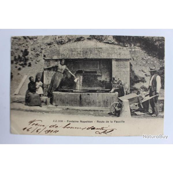 Carte postale France Fontaine Napol�on Route de la Faucille