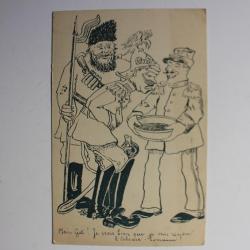 Carte postale illustrée Suisse Mein Gott ! Alsace-Lorraine