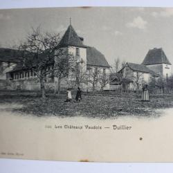 Carte postale Suisse Duillier Les chateaux Vaudois