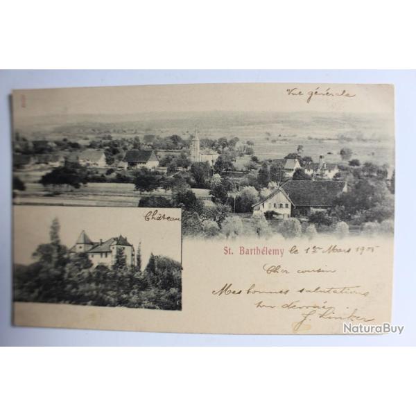 Carte postale Suisse Saint-Barth�lemy