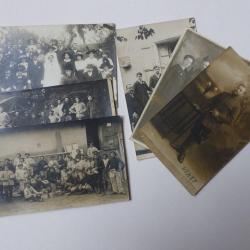 Lot 7 Cartes photos Pontchara Isère Correspondances d'une même famille