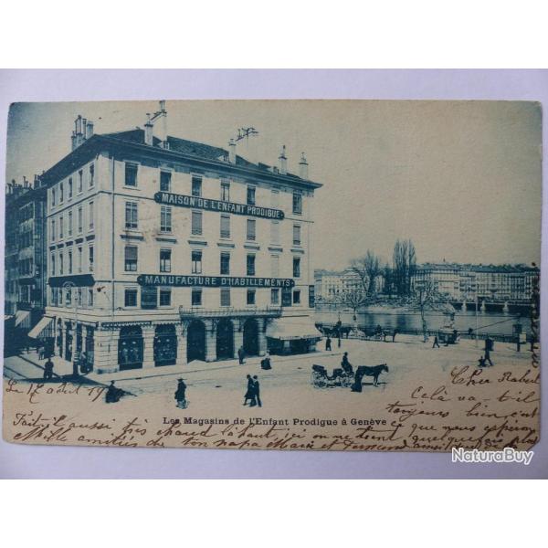 CPA Suisse - Les Magasins de l'Enfant Prodigue � Gen�ve