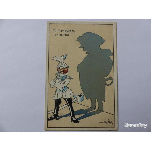 CPA L'ombra L'Ombre de Napol�on Illustrateur GOLIA caricature militaria