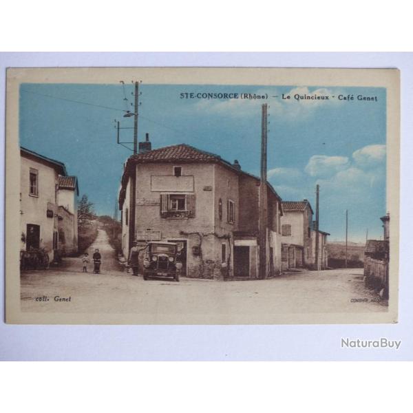 CPA France - Rhone 69 - Ste-Consorce Le Quincieux Caf� Genet