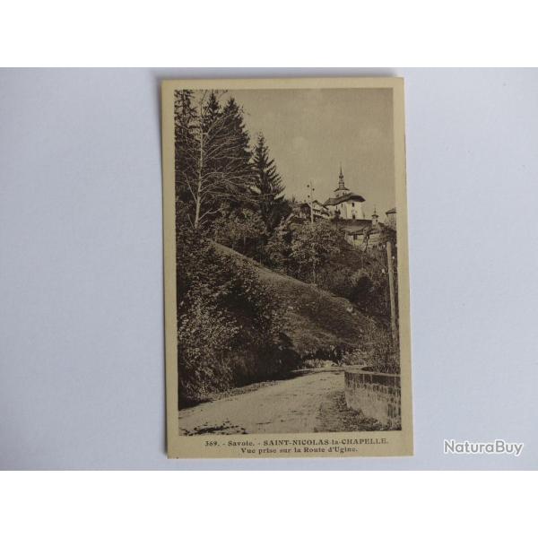 CPA France Savoie Saint-Nicolas-la-Chapelle Vue route d'Ugine