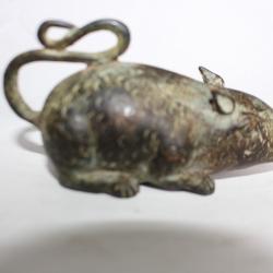 CHINE sculpture animaliere antique rat bronze