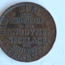 Jeton XVIIIe siècle Londres Demi Penny Basil Burchell